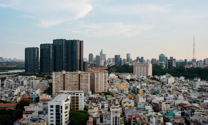 Three Beds City Garden Apartment for rent HCMC 145sqm 2,000 USD/month