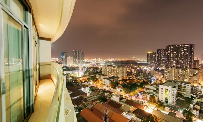 Three Beds City Garden Apartment for rent HCMC 145sqm 2,000 USD/month