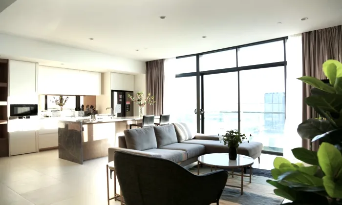 How Beautiful 3Beds City Garden Apartment HCMC 145sqm 3,000 USD/month