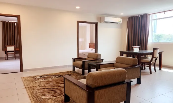 Two Beds An Phu Serviced Apartment in Ben Nghe D1 HCMC 60sqm 700 USD/month