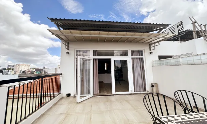 One Bedroom Terrace in Maple Leaf Serviced Apartment HCM 60sqm 800 USD/month