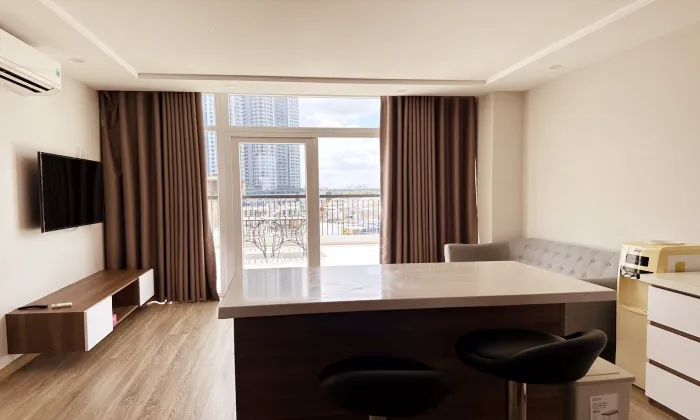 One Bedroom Terrace in Maple Leaf Serviced Apartment HCM 60sqm 800 USD/month