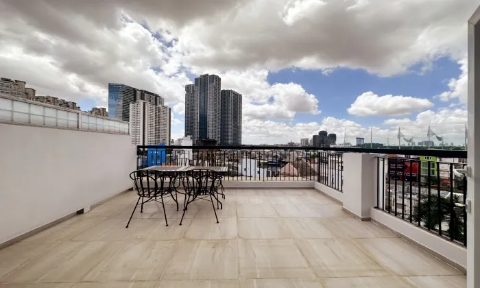 One Bedroom Terrace in Maple Leaf Serviced Apartment HCM 60sqm 800 USD/month
