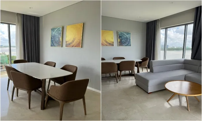 River View Three Bedroom Diamond Island Apartment HCM 117sqm 1,700 USD/month