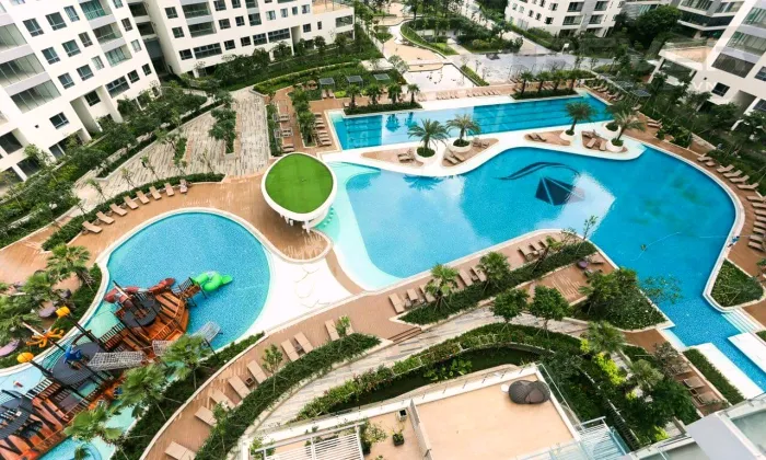 Pool View 02Beds Hawaii Diamond Island Apartment HCMC 90sqm 1,200 USD/month