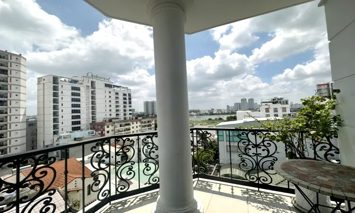 River View One Bedroom The Spring House Serviced Apartment HCM 60sqm 700 USD/month