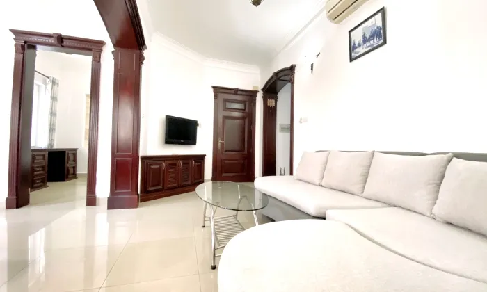 Three Bedroom Saigon Sen Serviced apartment For Rent in Thao Dien HCM 120sqm 950 USD/month