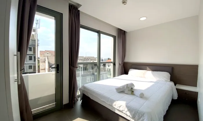 Small Two Bedrooms Apartment for rent in Road 43 Thao Dien HCM 55sqm 550 USD/month