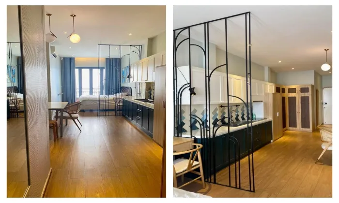 Good Studio Apartment For Rent in Nam Ky Khoi Nghia District 3 HCMC 45sqm 550 USD/month