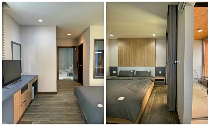 Studio Serviced Apartment Balcony For Rent in District 3 HCMC 35sqm 550 USD/month