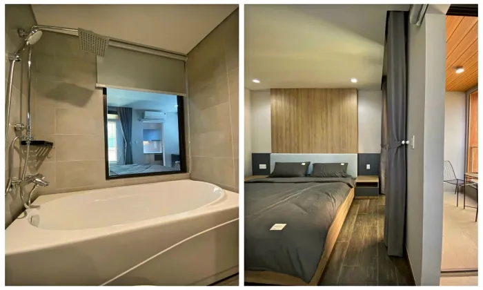 Studio Serviced Apartment Balcony For Rent in District 3 HCMC 35sqm 550 USD/month