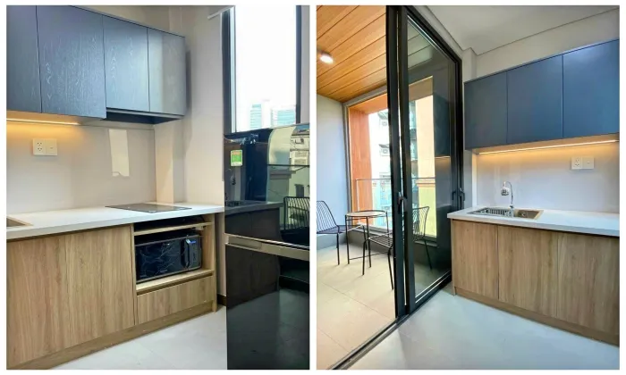 Studio Serviced Apartment Balcony For Rent in District 3 HCMC 35sqm 550 USD/month