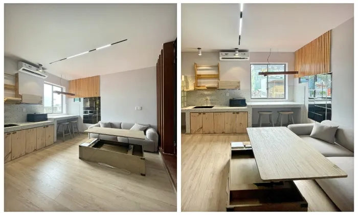 Separate One Bedroom Apartment For Rent In District 3 HCMC 50sqm 650 USD/month
