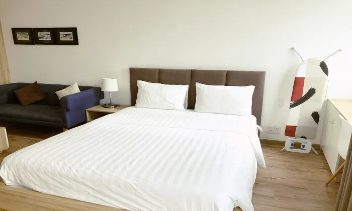Studio Maple Leaf Serviced apartment for rent in Binh Thanh District HCM 40sqm 600 USD/month