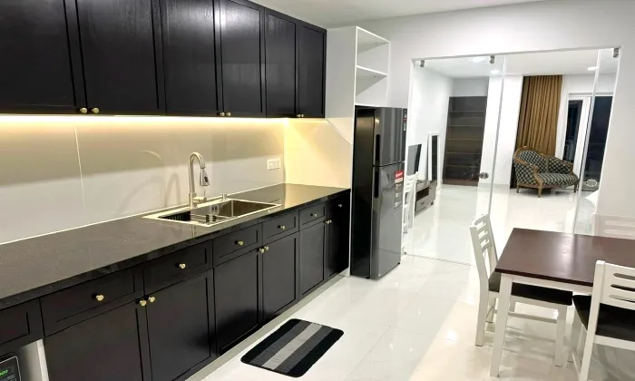 One Bedroom Glass Partition Apartment For Rent in Thao Dien HCM 55sqm 650 USD/month