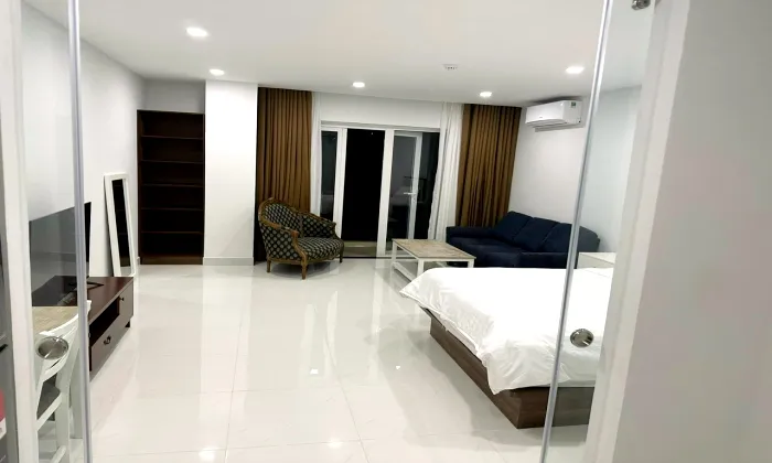 One Bedroom Glass Partition Apartment For Rent in Thao Dien HCM 55sqm 650 USD/month