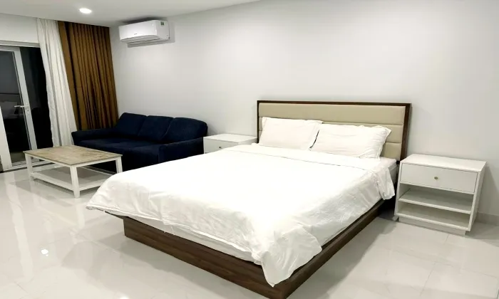 One Bedroom Glass Partition Apartment For Rent in Thao Dien HCM 55sqm 650 USD/month