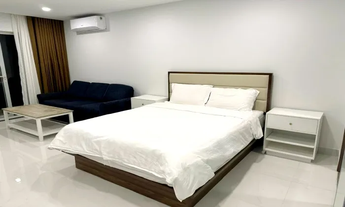 One Bedroom Glass Partition Apartment For Rent in Thao Dien HCM 55sqm 650 USD/month