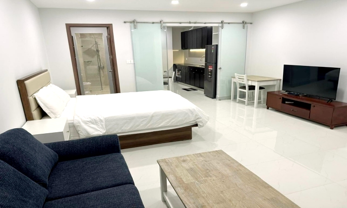 One Bedroom Glass Partition Apartment For Rent in Thao Dien HCM