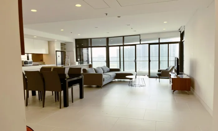 Three Bedrooms River View City Garden Apartment in Binh Thanh HCM 145sqm 2,850 USD/month
