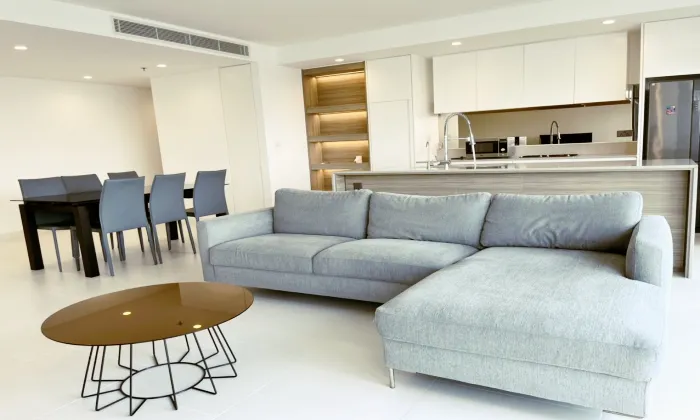 Three Bedrooms River View City Garden Apartment in Binh Thanh HCM 145sqm 2,850 USD/month