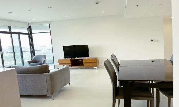 Three Bedrooms River View City Garden Apartment in Binh Thanh HCM 145sqm 2,850 USD/month