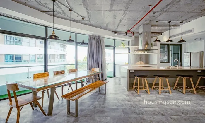 Four Bedroom City Garden Apartment For Rent in Binh Thanh HCMC 215sqm 3,500 USD/month