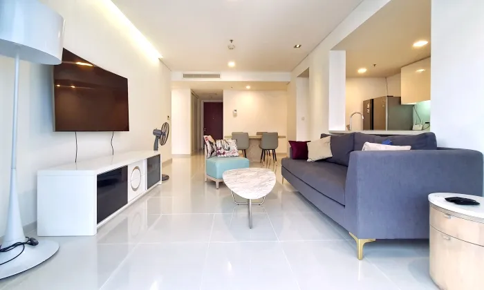 New Repaint Three Bedroom City Garden Apartment For Rent HCM 145sqm 1,850 USD/month