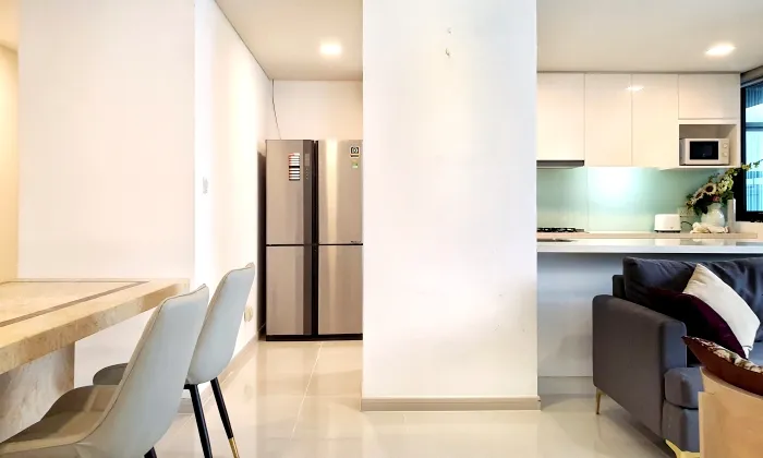 New Repaint Three Bedroom City Garden Apartment For Rent HCM 145sqm 1,850 USD/month
