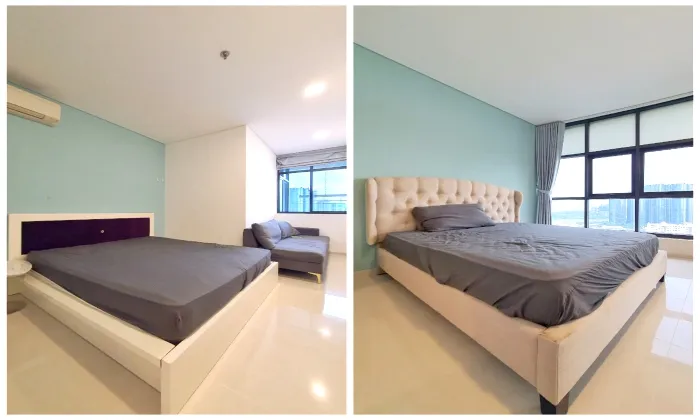 New Repaint Three Bedroom City Garden Apartment For Rent HCM 145sqm 1,850 USD/month
