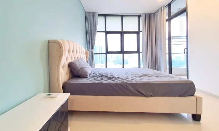 New Repaint Three Bedroom City Garden Apartment For Rent HCM 145sqm 1,850 USD/month