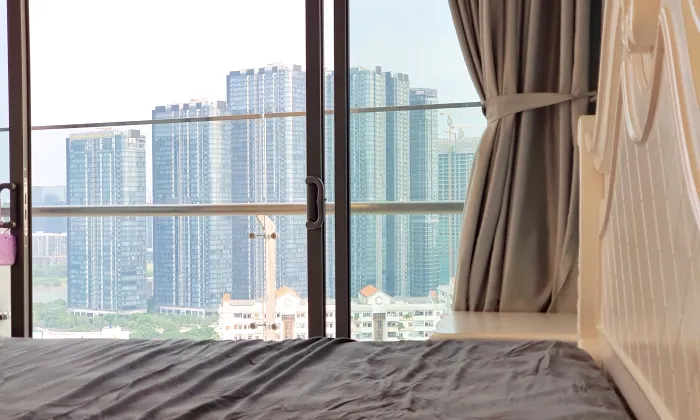 New Repaint Three Bedroom City Garden Apartment For Rent HCM 145sqm 1,850 USD/month
