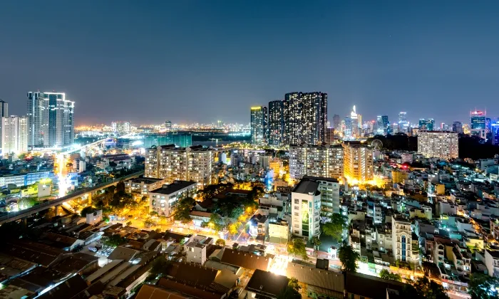 Renovation Two Bedroom City Garden Apartment For Rent in HCM 107sqm 1,350 USD/month
