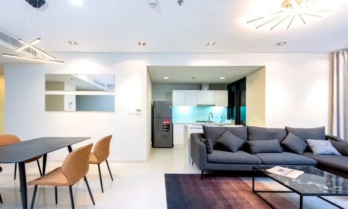 Renovation Two Bedroom City Garden Apartment For Rent in HCM 107sqm 1,350 USD/month