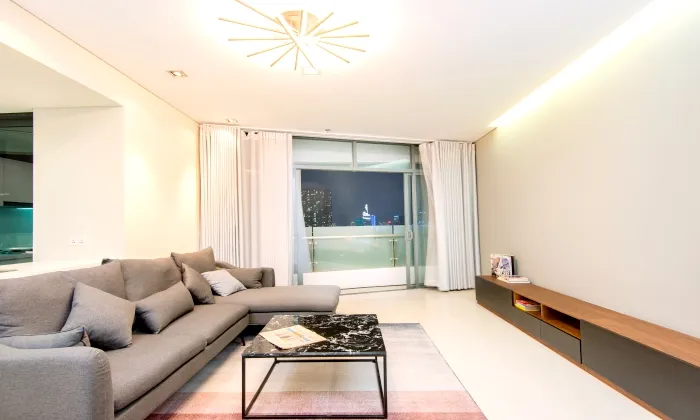 Renovation Two Bedroom City Garden Apartment For Rent in HCM 107sqm 1,350 USD/month