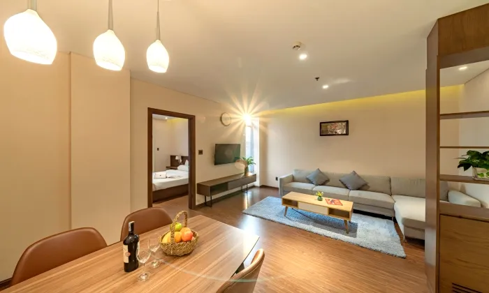 One Bedroom DHTS Serviced Apartment in Nguyen Van Troi Phu Nhuan HCMC 58sqm 1,050 USD/month