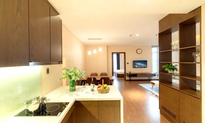 One Bedroom DHTS Serviced Apartment in Nguyen Van Troi Phu Nhuan HCMC 58sqm 1,050 USD/month
