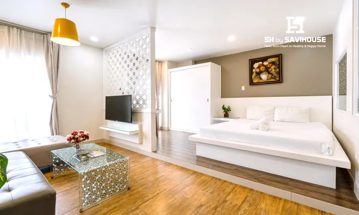 Saigon Huch Villa Serviced Apartment for rent in Phu Nhuan HCMC 50sqm 700 USD/month