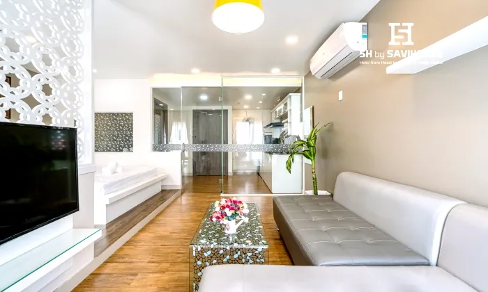 Saigon Huch Villa Serviced Apartment for rent in Phu Nhuan HCMC 50sqm 700 USD/month