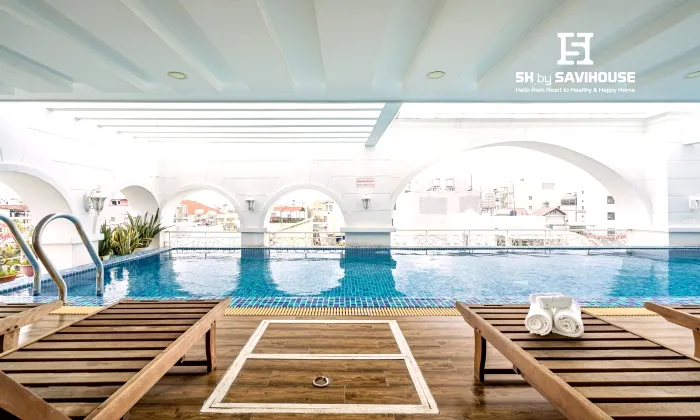 Saigon Huch Villa Serviced Apartment for rent in Phu Nhuan HCMC 50sqm 700 USD/month