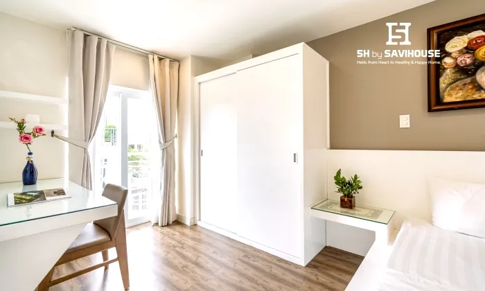 Saigon Huch Villa Serviced Apartment for rent in Phu Nhuan HCMC 50sqm 700 USD/month