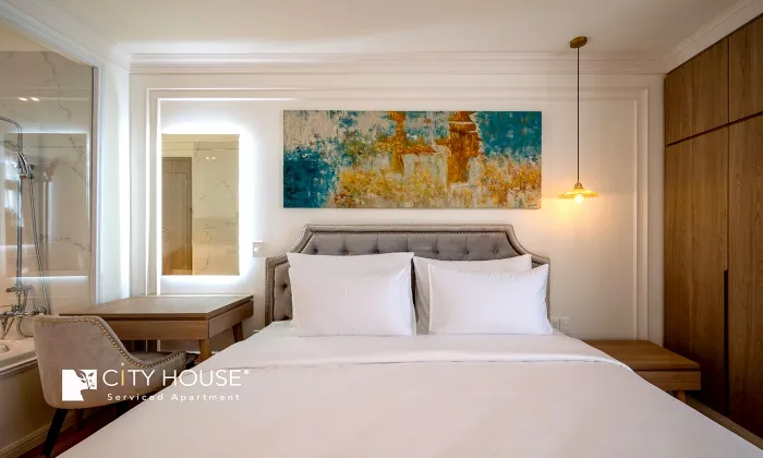 Studio Shome Serviced Apartment for rent in Nguyen Van Troi Phu Nhuan HCMC 25sqm 700 USD/month