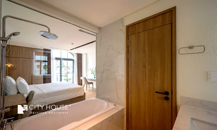 Studio Shome Serviced Apartment for rent in Nguyen Van Troi Phu Nhuan HCMC 25sqm 700 USD/month