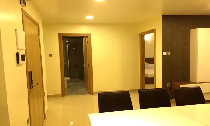 High Quality Interior Two Bedrooms Serviced in Phu Nhuan Dist HCMC 75sqm 600 USD/month