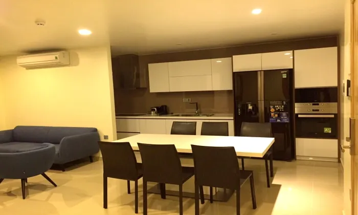 High Quality Interior Two Bedrooms Serviced in Phu Nhuan Dist HCMC 75sqm 600 USD/month