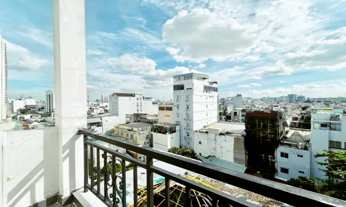 Studio Apartment Balcony in Le Van Sy Phu Nhuan District HCMC 45sqm 550 USD/month