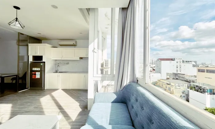 Studio Apartment Balcony in Le Van Sy Phu Nhuan District HCMC 45sqm 550 USD/month