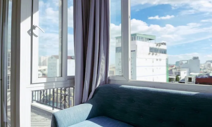Studio Apartment Balcony in Le Van Sy Phu Nhuan District HCMC 45sqm 550 USD/month