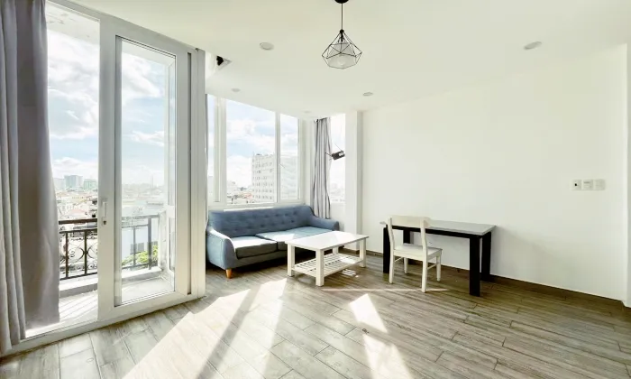 Studio Apartment Balcony in Le Van Sy Phu Nhuan District HCMC 45sqm 550 USD/month