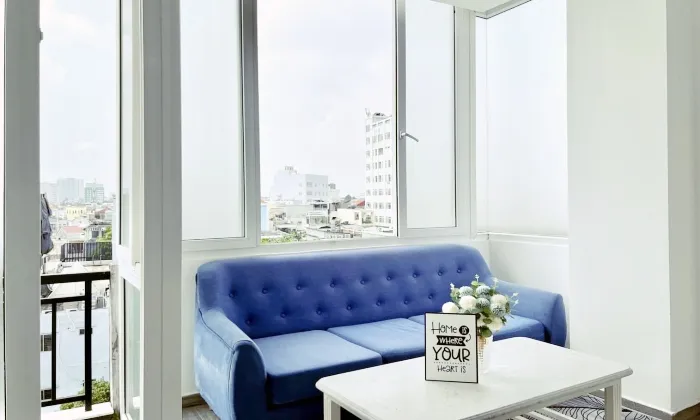 Good Studio Serviced Apartment For Rent in Phu Nhuan Dist HCM City 45sqm 500 USD/month